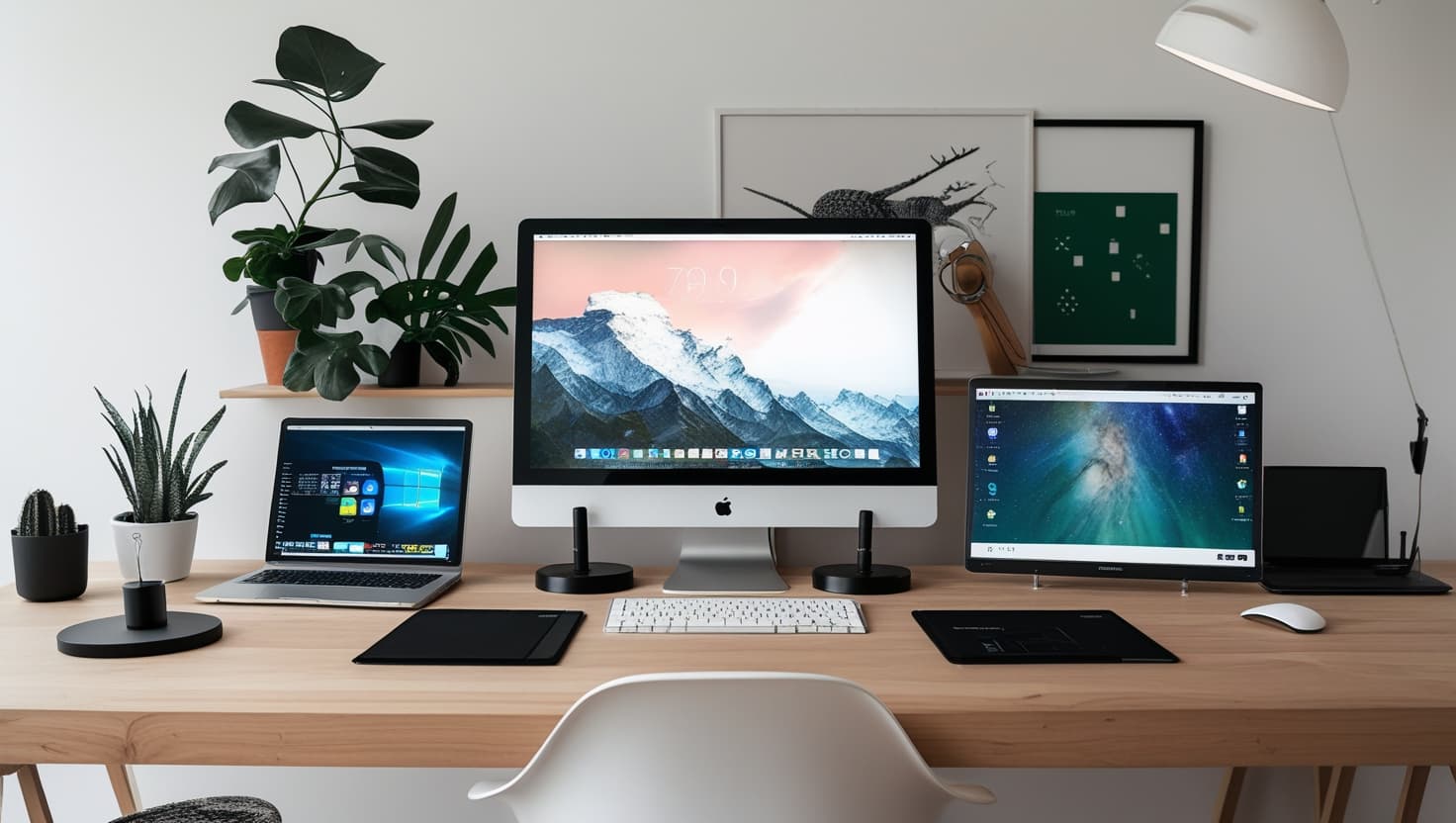Modern tech devices showcase